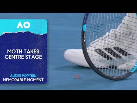 An unexpected guest joins Alexei Popyrin | Australian Open 2026 First Round