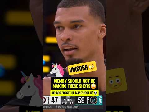 Wemby PROVING he is the ONLY UNICORN😳