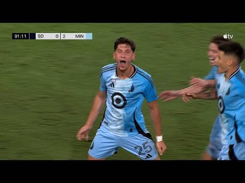 Nectarios Triantis SCORES FROM THE HALFWAY LINE for Minnesota!!