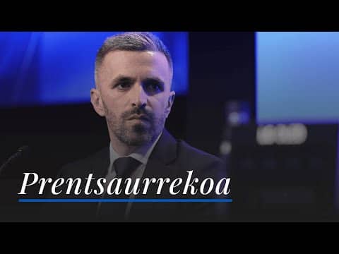 RUEDA DE PRENSA 10:00 | Erik Bretos | Real Sociedad