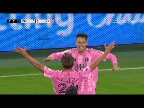 Tadeo Allende BREAKAWAY GOAL and Messi Assist! | 2025 Audi MLS Cup Playoffs