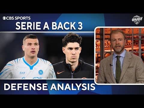 Serie A Defense BREAKDOWN | Back 3 vs. Back 4 formations | Golazo Matchday