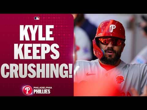 Kyle Schwarber CRUSHES his 21st home run of the season! 🔔💥 (MLB HR leader homers AGAIN!)
