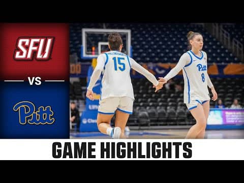 Saint Francis (PA) vs. Pitt Game Highlights | 2025-26 ACC Women's Basketball