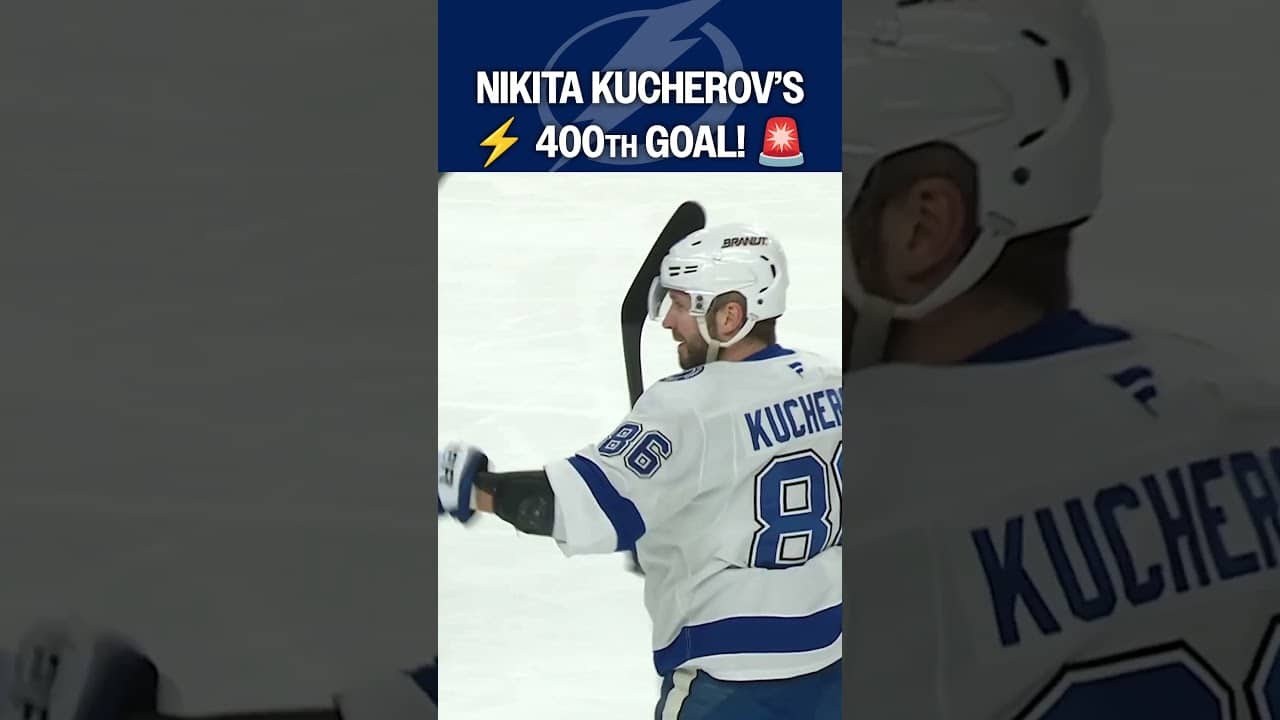 Kucherov CRUSHES Goal #4️⃣0️⃣0️⃣ ⚡
