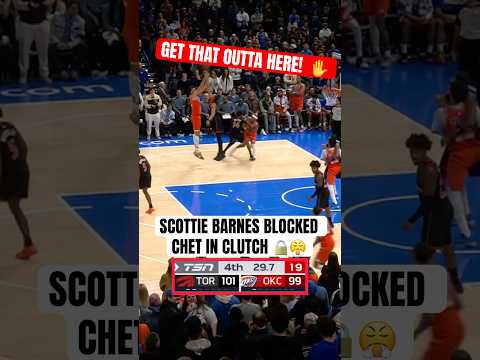 SCOTTIE BARNES CLAMPED CHET 🤯🍿