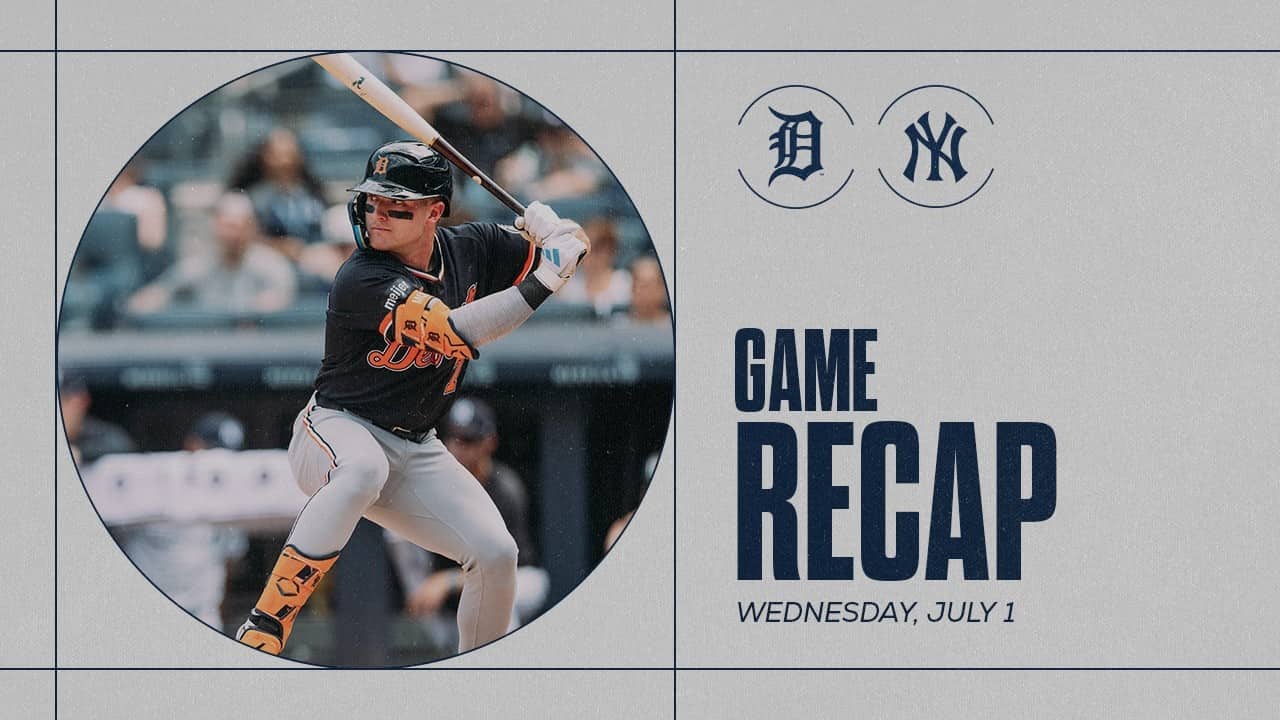 Game Highlights: The Tigers Sweep the Yankees in New York | 7/1/26