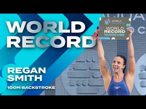 🇺🇸 World Record matched. Home crowd thrilled. Regan Smith delivers!