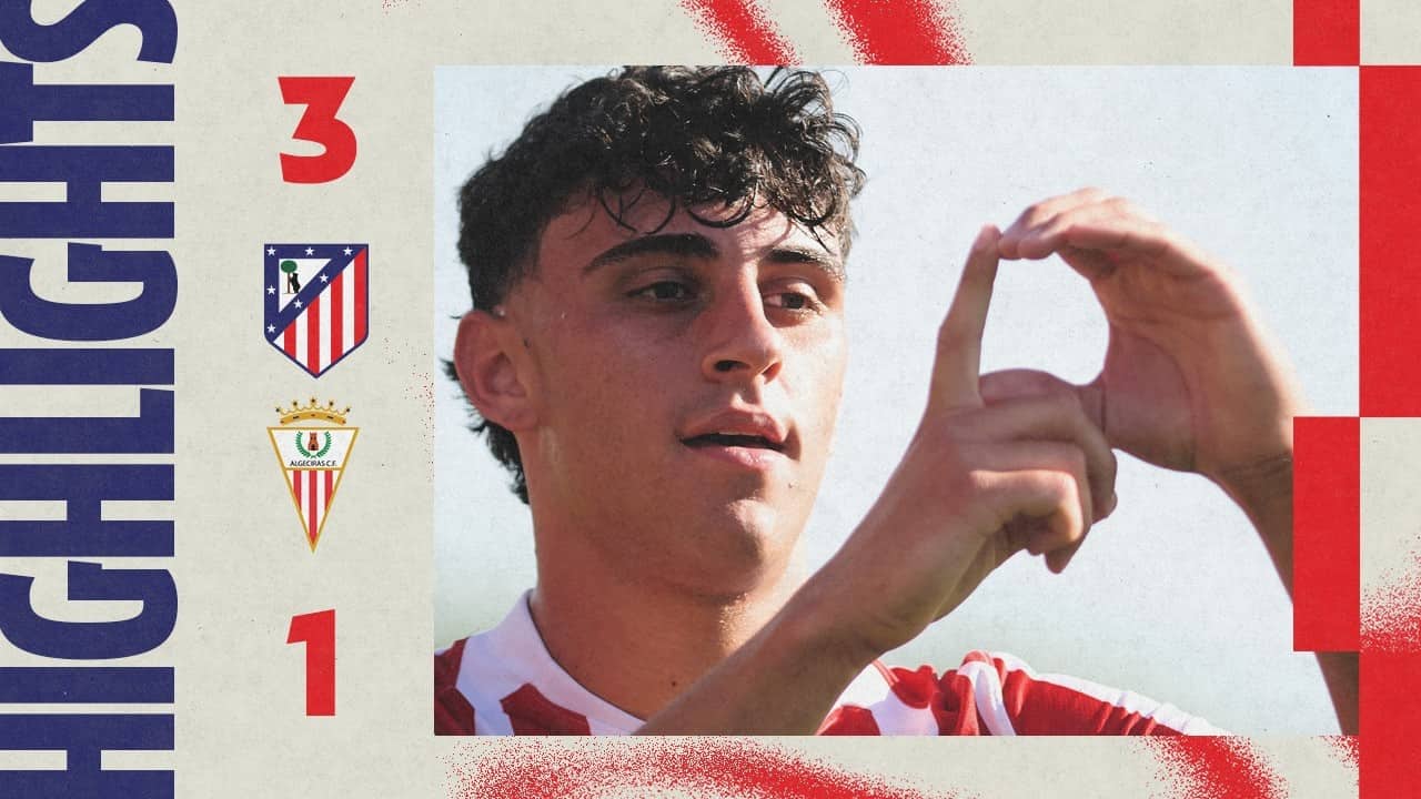 Atlético Madrileño 3-1 Algeciras | ⚽ Bellotti, Koke Mota & Llorente | HIGHLIGHTS, Primera RFEF, MD38
