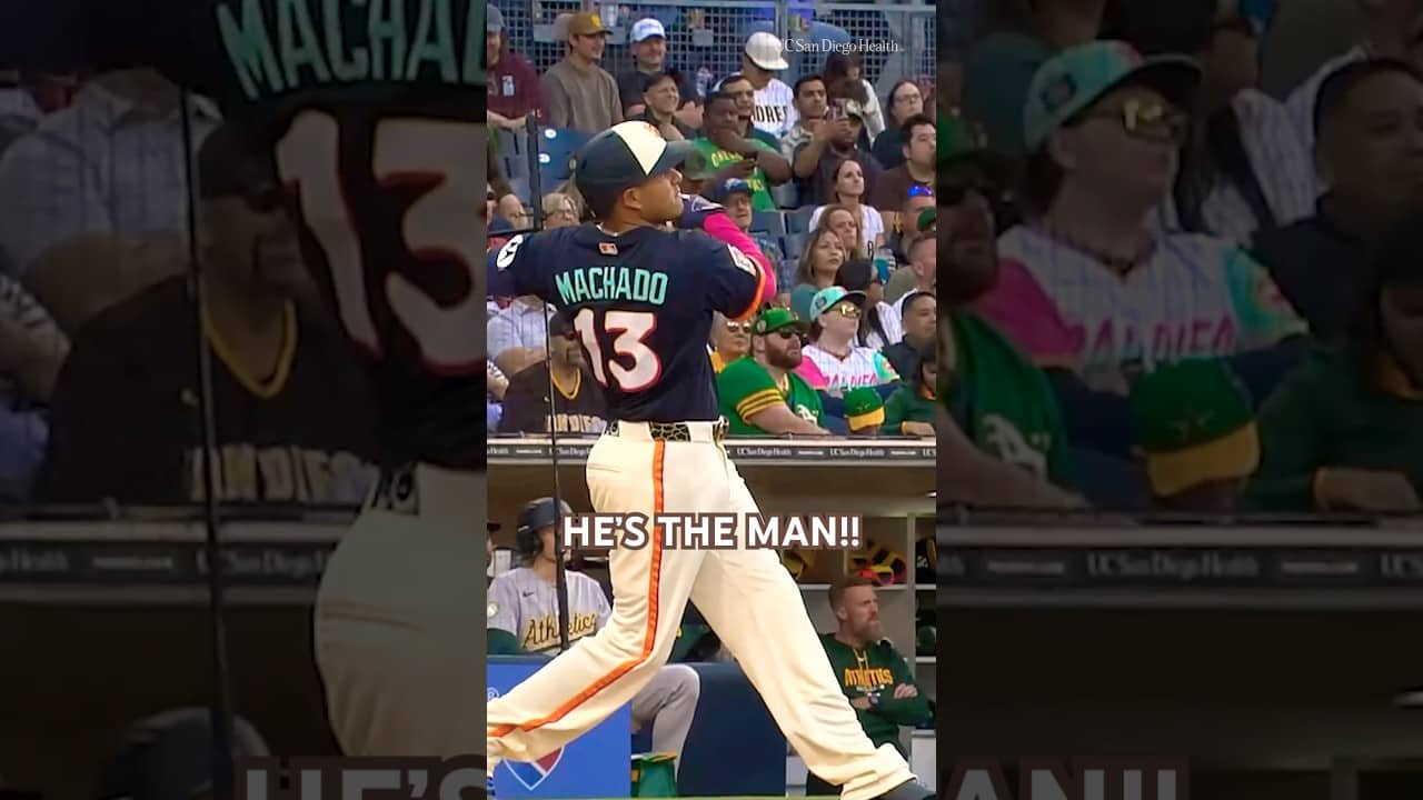 The Force is strong with this one. #mlb #baseball #homerun #mannymachado #padres #sandiego