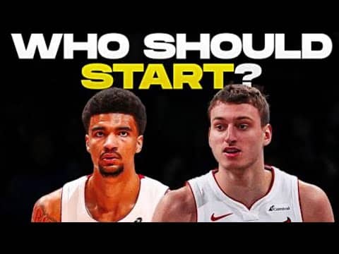 Who should start Nikola Jovic OR Kel’el Ware next season? Breaking down Jovic’s extension. 