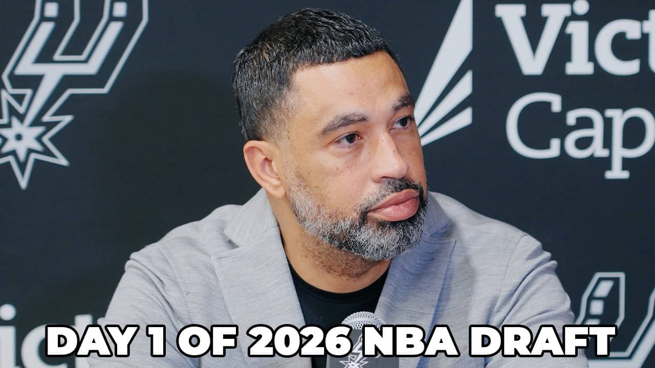 Spurs General Manager Brian Wright on Spurs Strategy On Day 1 of the 2026 NBA Draft