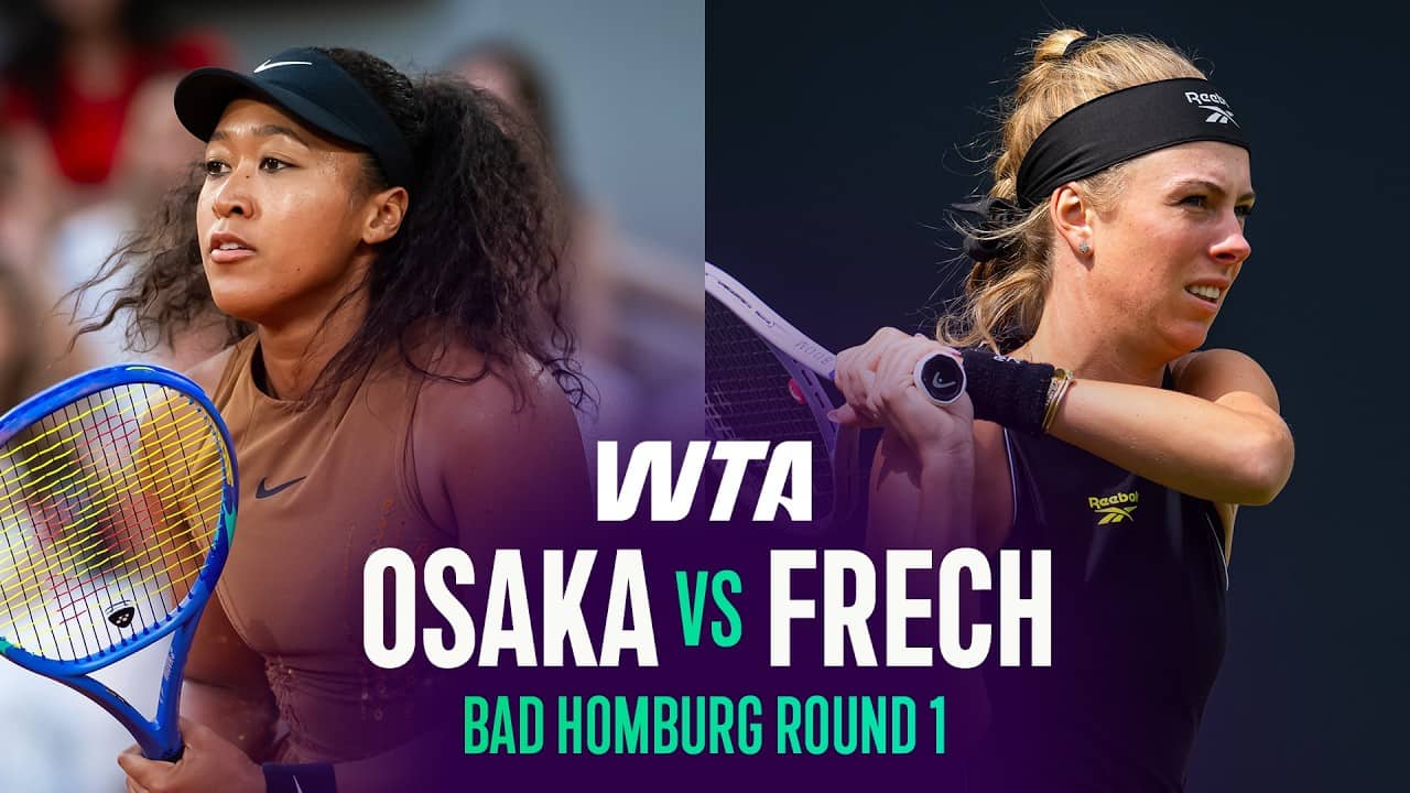 Naomi Osaka vs. Magdalena Frech | 2026 Bad Homburg Round 1 | WTA Match Highlights