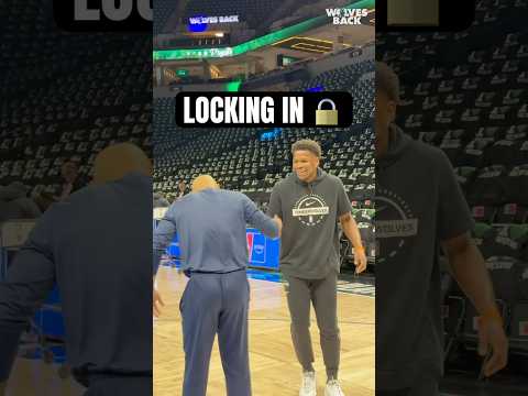 Watch Anthony Edwards Prep For Game 3 👀