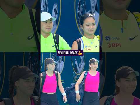 Mihalikova & Nicholls take on Eala & Tjen for a place in the Final!#MubadalaAbuDhabiOpen