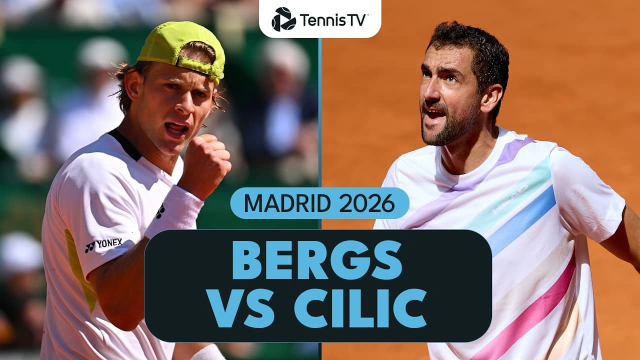 Zizou Bergs vs Marin Cilic in Madrid Opener 🇪🇸 | Madrid 2026 Highlights