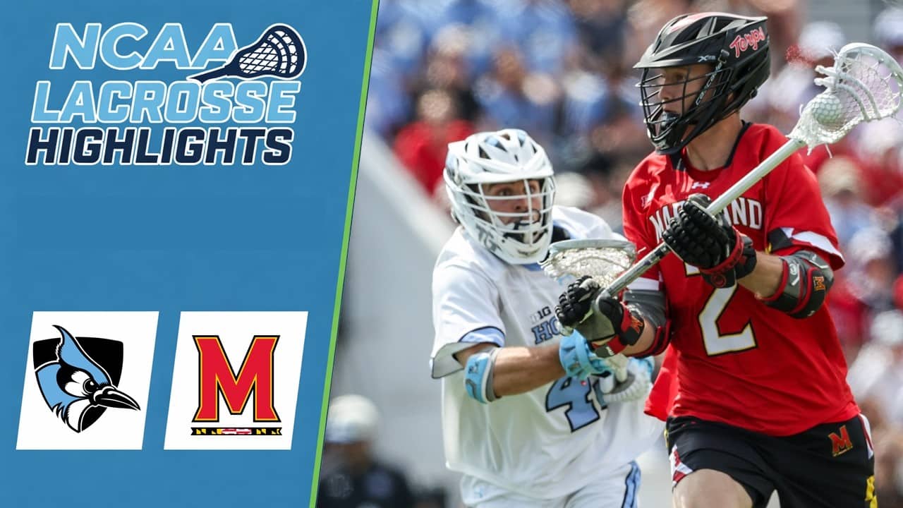 Maryland vs Johns Hopkins | NCAA College Lacrosse Highlights | April 18, 2026