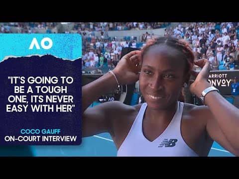 Coco Gauff On-Court Interview | Australian Open 2026 Third Round