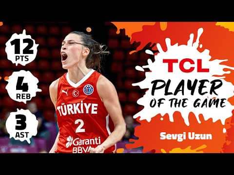 Sevgi Uzun (12 PTS) | TCL Player Of The Game | CAN vs TUR | #FIBAWWC 2026 Qualifying Tournament