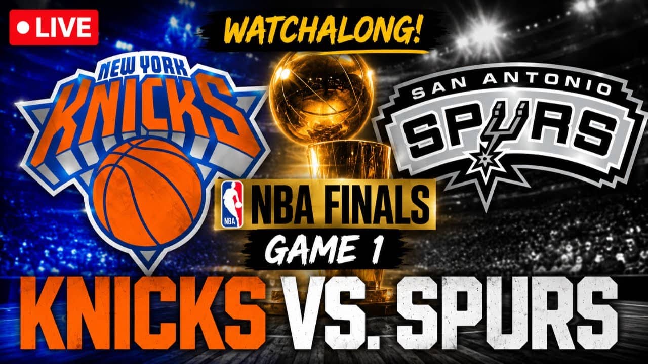 Knicks vs Spurs LIVE Watchalong | NBA Finals Game 1 | Live Reactions & Commentary