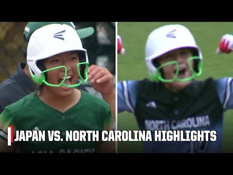 Japan vs. North Carolina | Little League Softball World Series | Full Game Highlights