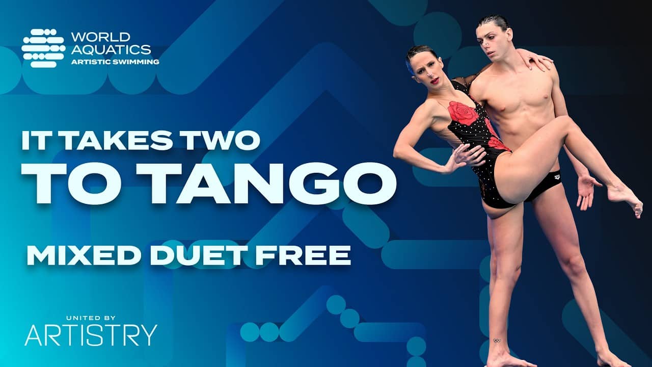 With the "Tango" to the Gold Medal | Mixed Duet Free | Artistic Swimming World Cup 2026 | Paris