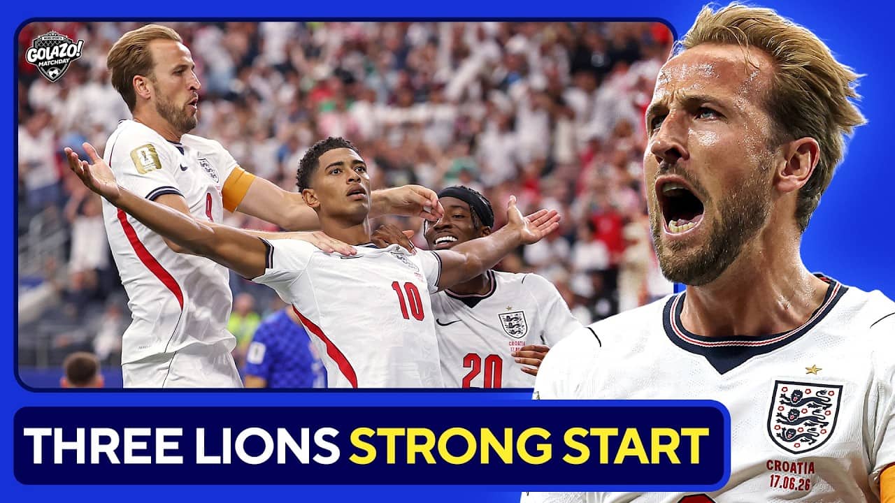 Harry Kane SHINES In England's 4-2 win over Croatia