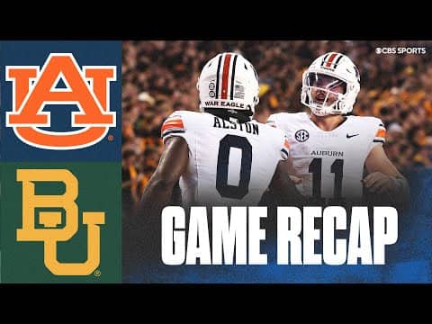 Jackson Arnold shines as Auburn defeats Baylor on the road | Game Recap