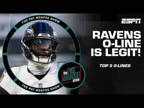 Is the RAVENS O-line the NFL's BEST?! 🤨 'The TAPE doesn't lie!' - A.Q. Shipley | The Pat McAfee Show