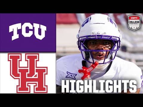 TCU Horned Frogs vs. Houston Cougars | Full Game Highlights | ESPN College Football