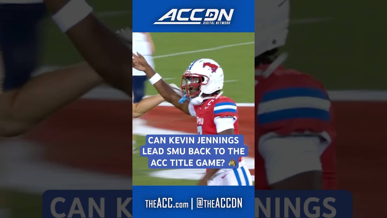 Can Kevin Jennings lead SMU back to Charlotte? ⭐ #smumustangs #collegefootball #accfootball #cfb