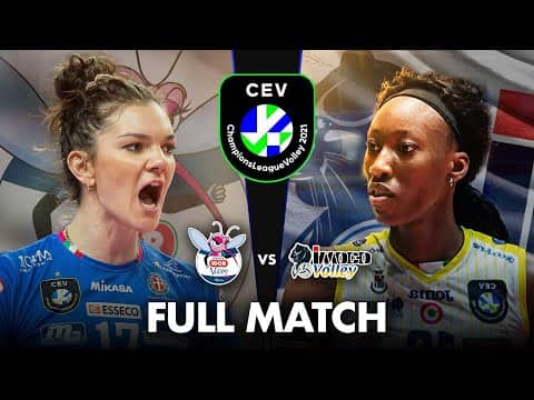 Conegliano vs Novara | Full Match | CEV Champions League Volley 2021 | Game 2