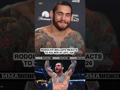 Rodolfo Bellato REACTS to big upset knockout win at UFC 326 | MMA Fighting