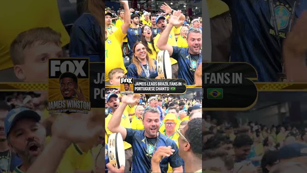 Brazil's No. 1 chant leader... Jameis Winston 🇧🇷