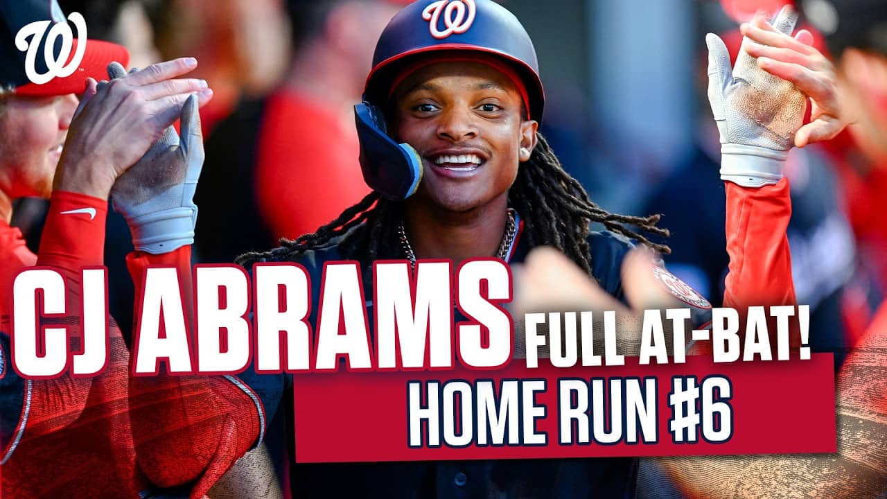 CJ Abrams Hits His SIXTH Home Run Of 2026 | Full At-Bat