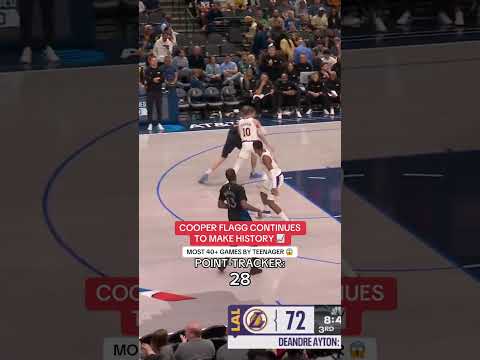 Cooper Flagg continues to break records during his historic rookie season 🤯📈