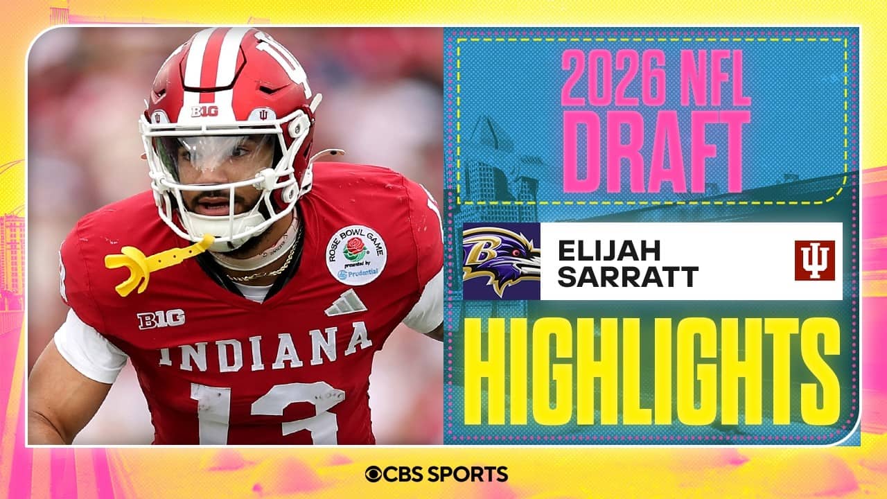 Elijah Sarratt Indiana Highlights | Drafted No. 115 overall to the Ravens