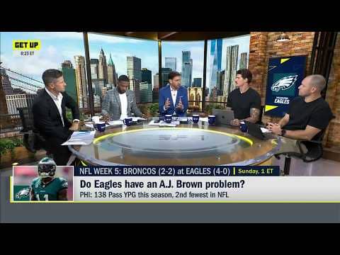 Do the Eagles have an A.J. BROWN PROBLEM? 👀 Taylor Lewan calls Philly 'ONE-DIMENSIONAL' | Get Up