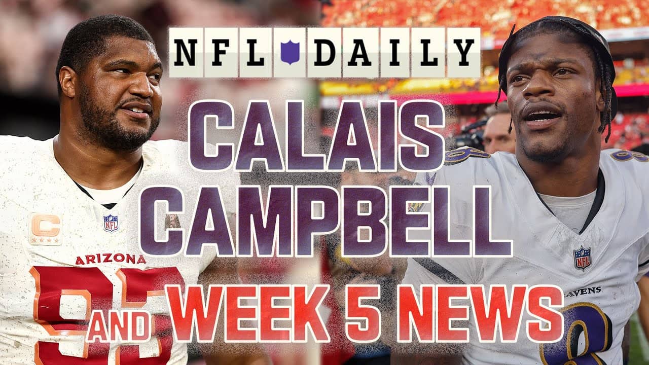Lamar’s Timeline, The NFL's Most Messy Fun Team, TNF Preview,  and Calais Campbell Joins the Show!