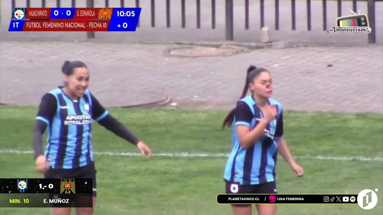 #GolesP11 Huachipato 1-1 U. Española Fecha 10 1ra Rueda Liga Femenina 23-05-2026
