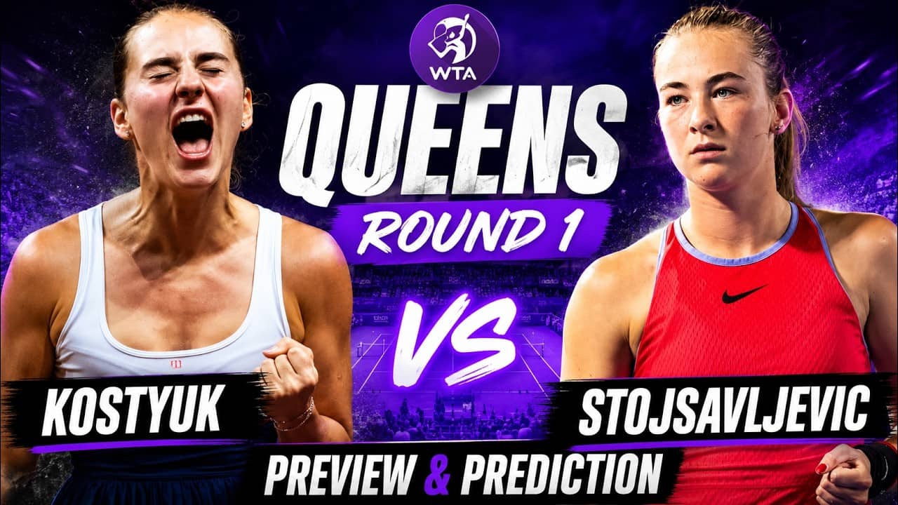 Marta Kostyuk vs Mika Stojsavljevic | WTA Queens 2026 Round 1 | Preview & Prediction