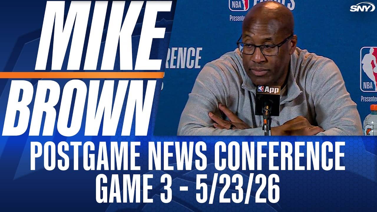Mike Brown talks Knicks "unmatched competitive spirit' after taking commanding 3-0 lead over Cavs