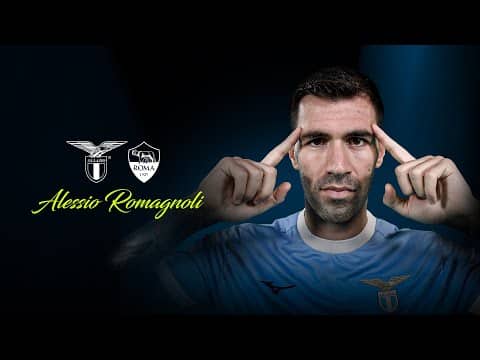 📘 Alessio Romagnoli al match program di Lazio-Roma