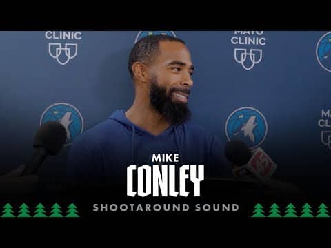 “All Of Us Who Come Off The Bench Have To Be Ready” | Mike Conley Shootaround Sound | 12.08.25