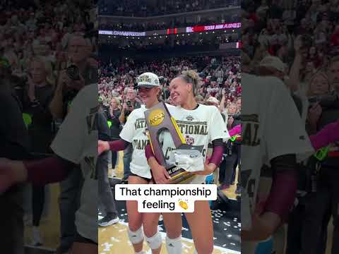 The Aggies are the NATIONAL CHAMPIONS 🔥