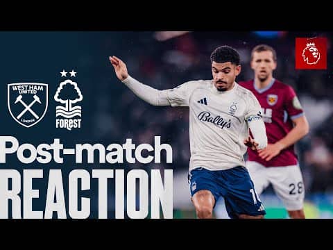 Morgan Gibbs-White Reaction 🗣️ | West Ham United 1-2 Nottingham Forest | Premier League