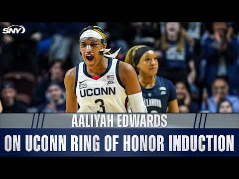 Aaliyah Edwards on what it means to be inducted into the UConn Huskies Ring of Honor