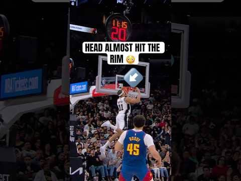 Carter Bryant’s head almost hit the rim in this alley-oop! 😳