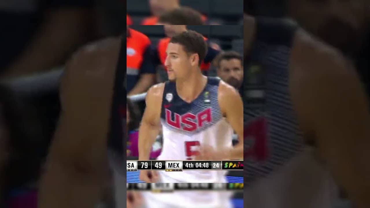 Everybody knew Klay Thompson was a certified bucket 👏 #FIBAWC