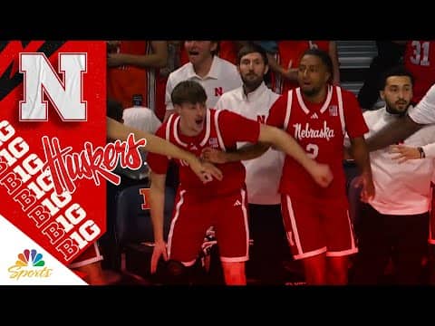 Jamarques Lawrence drains GAME-WINNER for Nebraska | Big Ten Basketball | NBC Sports